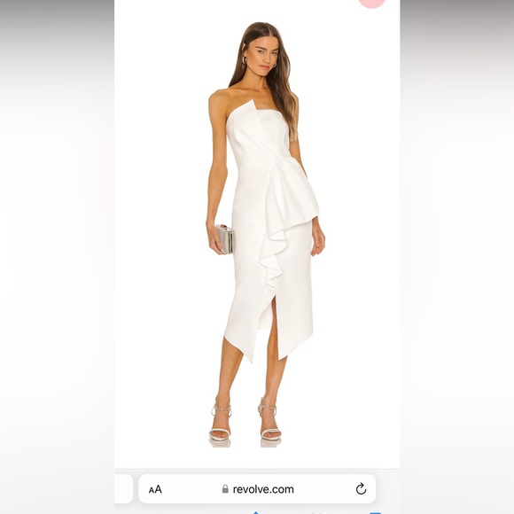 Elliatt Reception Dress from Revolve in white - Picture 2 of 3